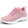 Women's Mesh Breathable Sports Shoes Are Breathable Lightweight Running Shoes with A Flat Bottom Design Suitable for Casual Wear