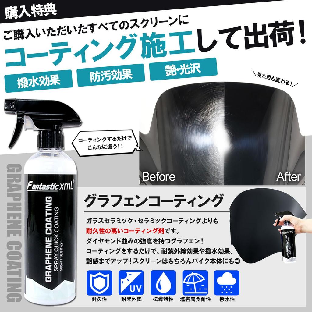 RISE Corporation Wind Protector Large Clear Compatible with Handlebar Diameters for American Motorcycles Windshield, Screen, 22.2mm - 25.4mm,
