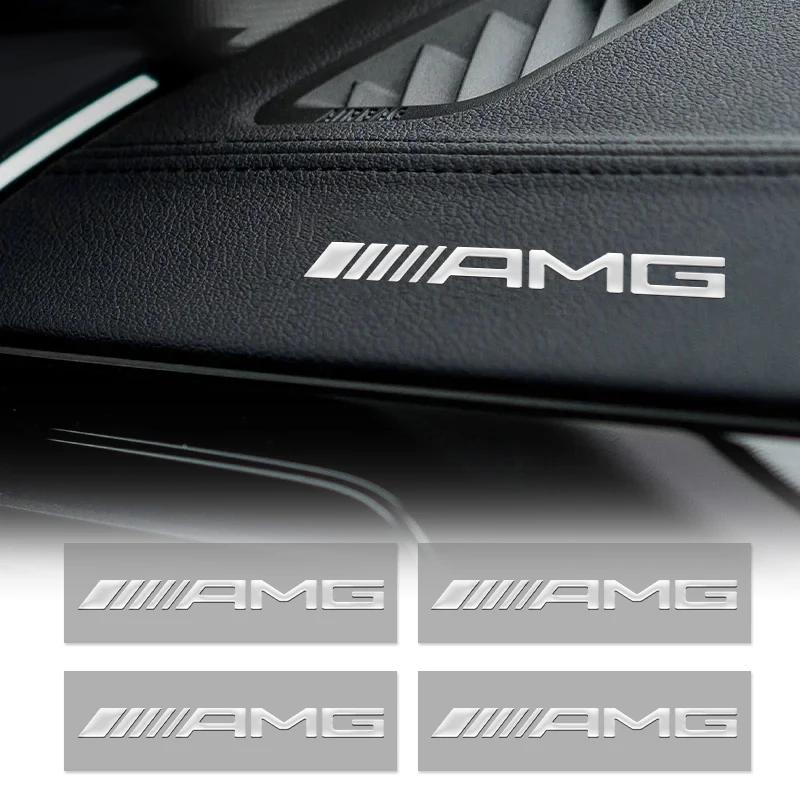 3D Metal Car Emblem Letter Decorative Stickers Badge Decal For Mercedes Benz AMG W204 W205 W203 W211 W201 W210 GLE GLC GLS CLA CQP9