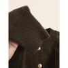 Gentle Wind Raccoon Velvet Versatile Gold Button Sweater Jacket Women Autumn Winter Loose Lazy Brown Wool Knitted Cardigan