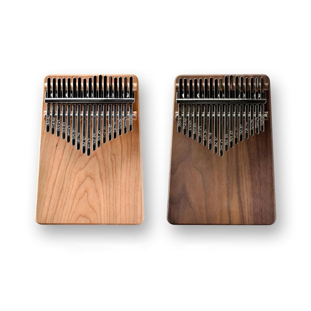 Hacoa Kalimba 17-Key Natural Wood Ethnic Instrument Solid Cherry Easy-to-Play Warmth Healing Sound