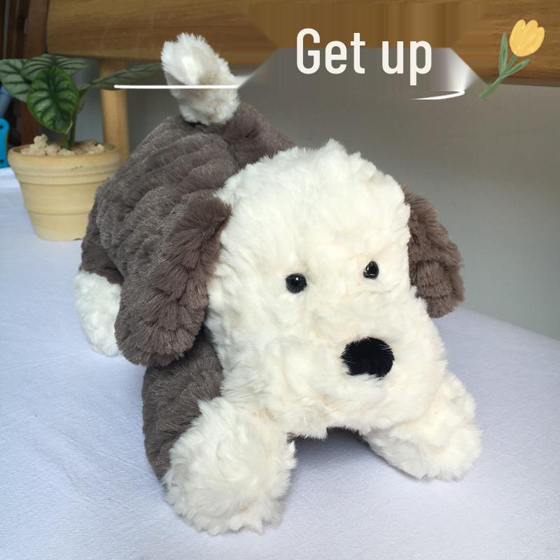 

Soft and Cute Lying Dog Plush Toy: Puppy Stuffed Pillow 35 cm – Small plush toy