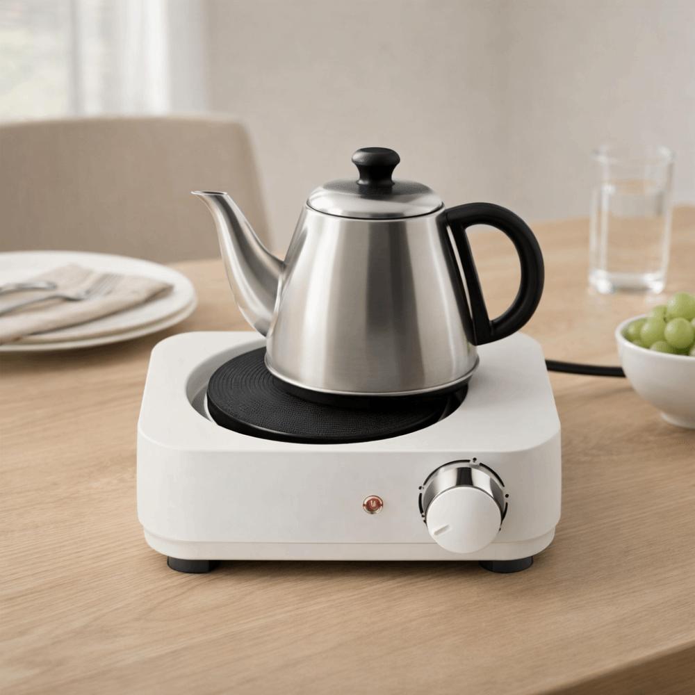 Adjustable Temperature Coffee Pot Heating Furnace Fast Heat Cast Iron Plate Electric Teapot Warmer Stove Energy-saving 3 Speed