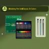 Dan Ke Lin Third Gen Super Soft 36-Color Oil Pastel Set - Advanced Gray White Oil-Based Crayons