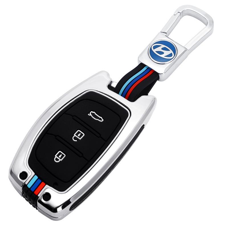 Hyundai Key Case for ix35, Elantra, Langdong, Mingtu, ix25, Sonata - Men's Car-Specific Shell with Buckle
