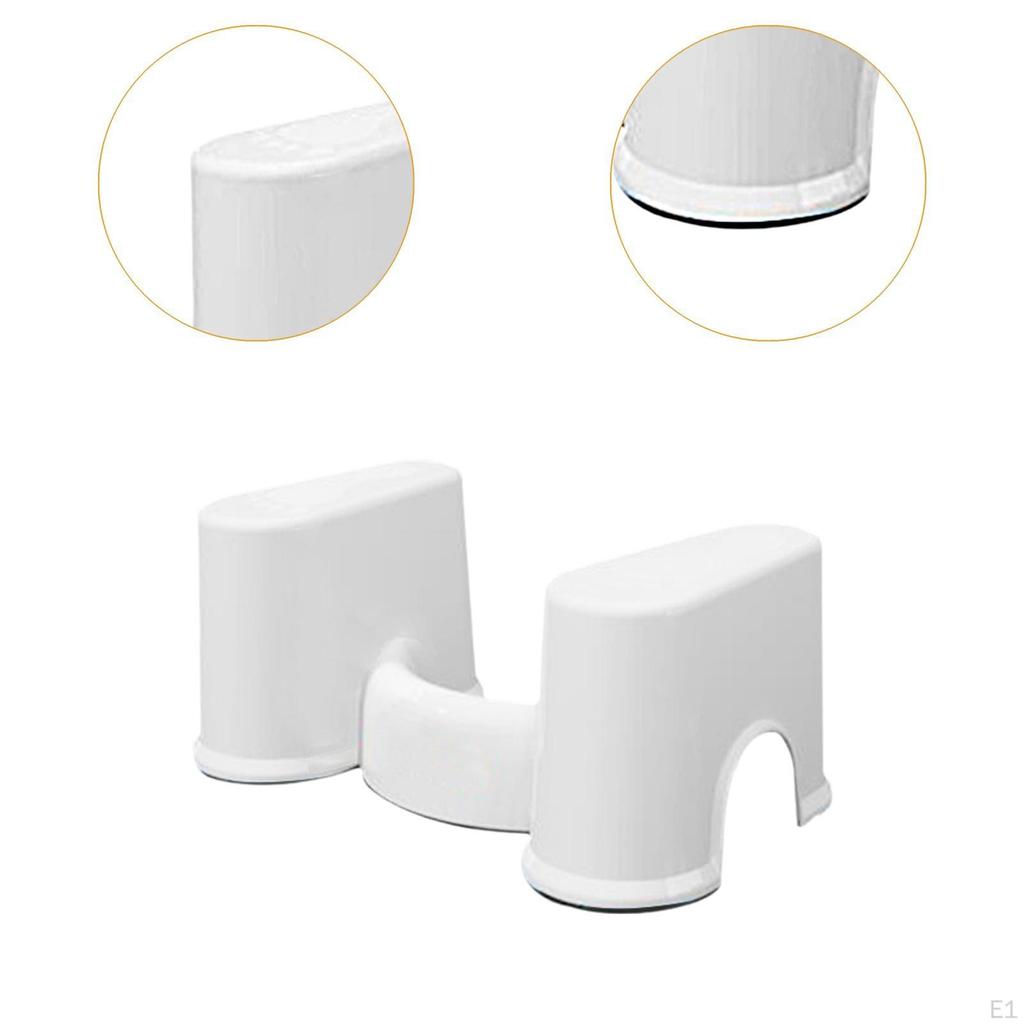 Bathroom Squatting Footstool Potty Stool Lightweight Portable Compact Non Slip Footrest Toilet