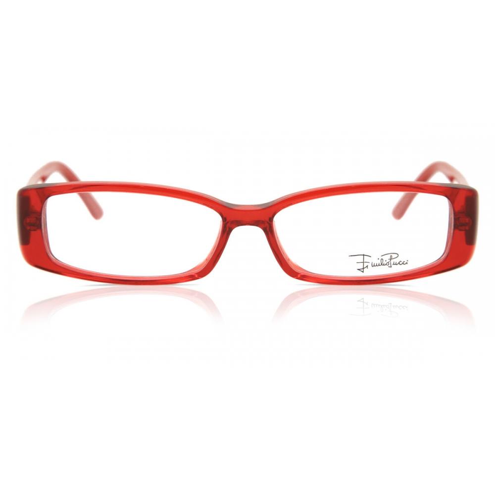 

Emilio Pucci Ep2655 623 Unisex Eyeglasses Cherry Red/53