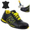 Herren Arbeitsstiefel Halbschuhe Leder Sportlich Schwarz Mit Zehenschutzkappe Bhp R. 41