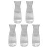 3/5/10Pcs Plastic Vase Transparent Color Single Stem Vase Lightweight Smooth Reusable Vase Dining Table Decoration
