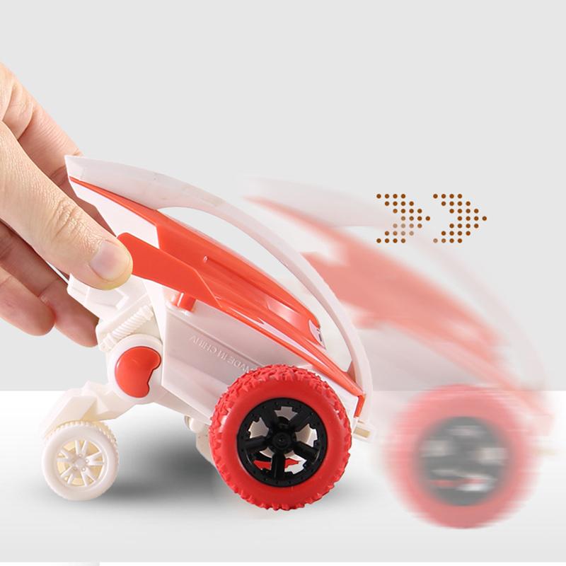 Pull Back Cars Push And Go Vehicles Toys 360 Degree Rotatable Car Kid Toddler Educational Toys Birthday Gift