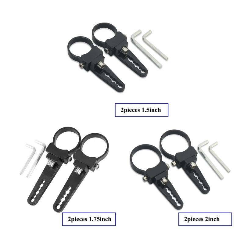 Para Suporte de Montagem Base de Suporte Suporte para Farol LED de Tubo de 1,5'' 1,75'' 2'' Suporte para Lanterna Traseira Spotlight Esportiva de Bicicleta