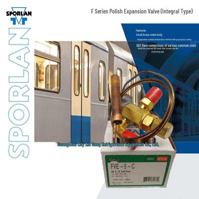 Sporlan FVE-5-C/FVE-5-Z Thermostatic Expansion Valve for R404 Refrigerant Z Variant