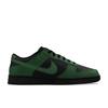 Nike Dunk Low Leather Low top Casual Skateboard Shoes Men's Black Green IO7606-010(Team1423-)