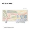 Offwhite Neutral Morandi Greygreen Stone Abstract Texture Playmat Minimalist Wabisabi Gaming Desk Mat