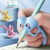 4 Stücke 5 Finger Silikon Bleistift Stifthalter Kinder Schreiben Lernwerkzeug Schreibwaren Hilfe Griff Haltungskorrektur Gerät