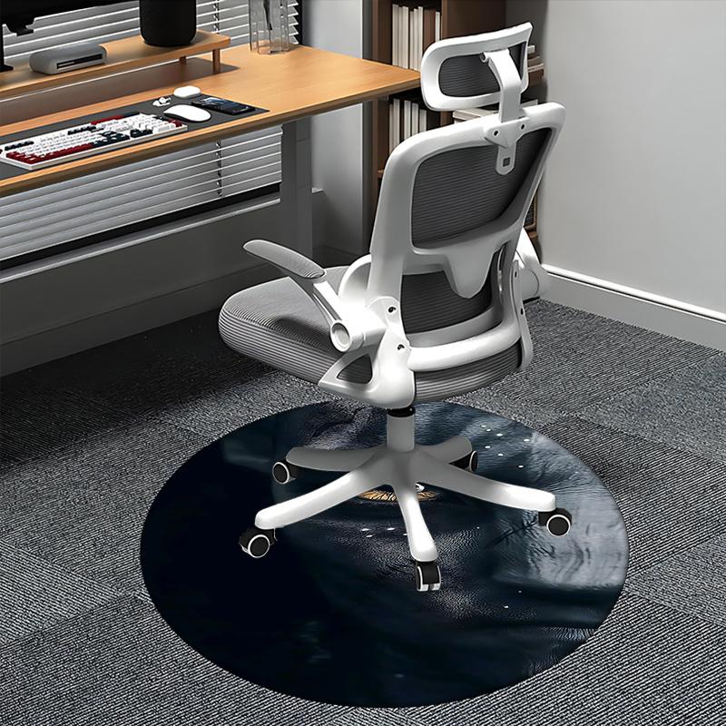 

Black Panther Chair Mat Round Carpet for Home Decor, Office Use, Gift Idea, Suitable for Bedroom, Living Room, s0153b 80cm by 80cm