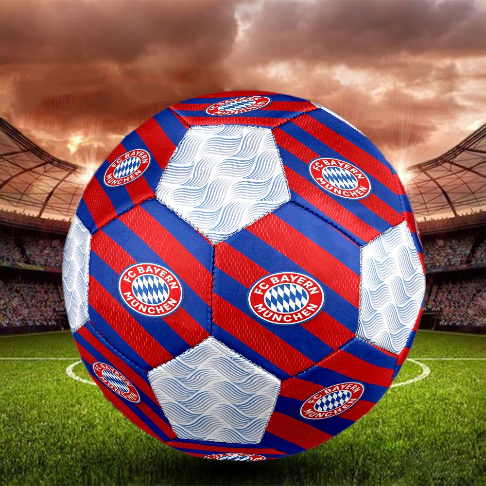 1pc German FC Bayern Munich Football Soccer Ball Size 5 Indoor Soccer Ball Fashion Colorful  Backyard Game -Great For Sports Fans Gift