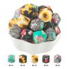 10Pcs 14mm Printed Hexagon Silicone Beads Leopard Bead For Jewelry Making DIY Beadable Pen Keychain Bracelet Accessories