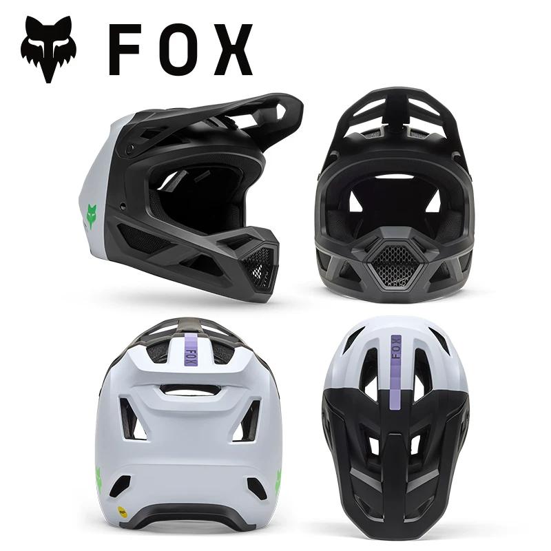 [Special Offer] Yueqi Off-Road Fox Full-Face Mountain Bike Helmet for Downhill Riding with Mips Shock Absorption Protection
