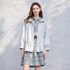 Betu Women's Vintage Plaid Cotton Shirtdress