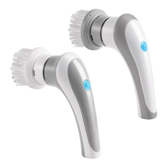 Electric Rotary Cleaning Brush Rechargeable Design Powerful Motor Cleaning Brush with 3 Brush Heads Cordless Stain Removal Brush