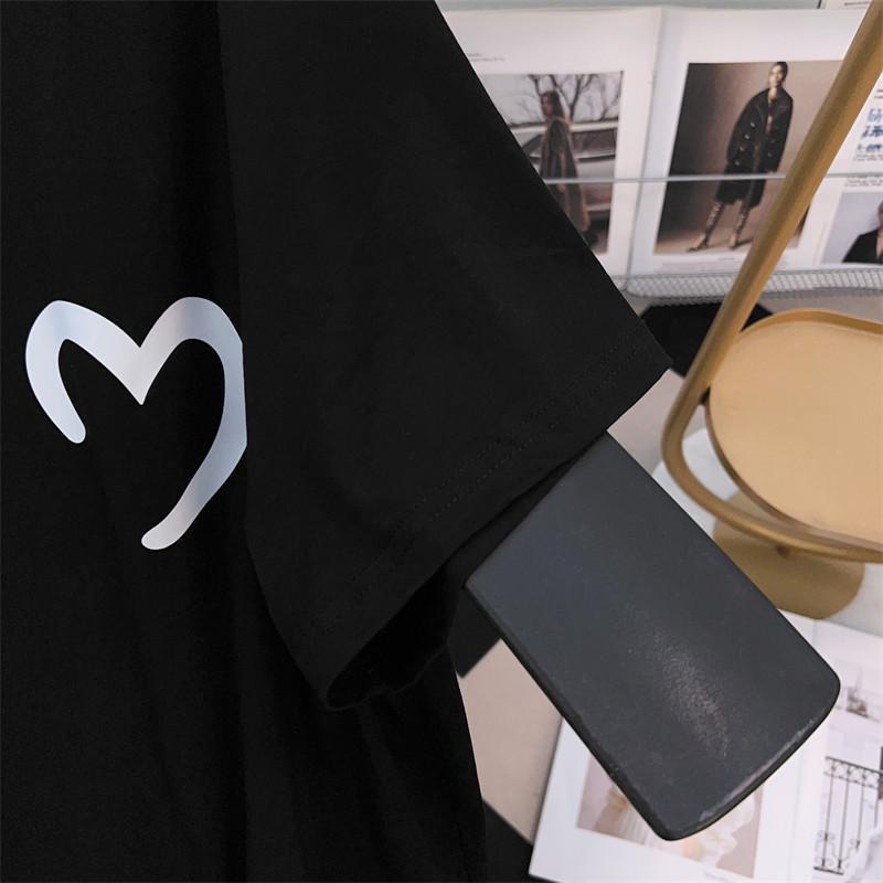 Plus Size Loose Mid-Length Short-Sleeve Women's T-Shirt (200/300/350 Jin)