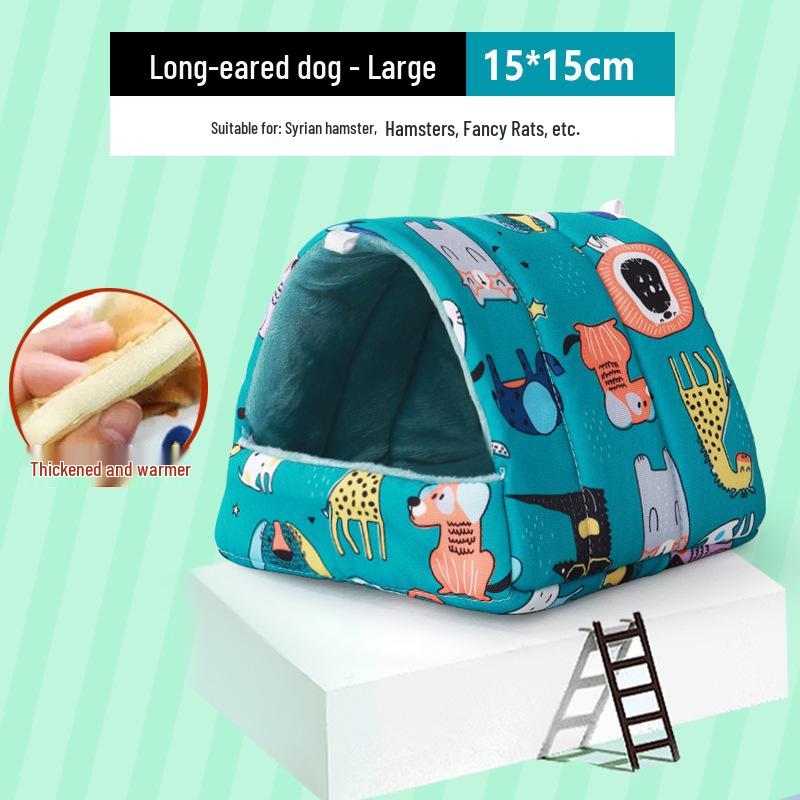 Winter Warm Cotton Nest for Small Pets: Hamsters, Chinchillas, Hedgehogs, Squirrels & Rabbits