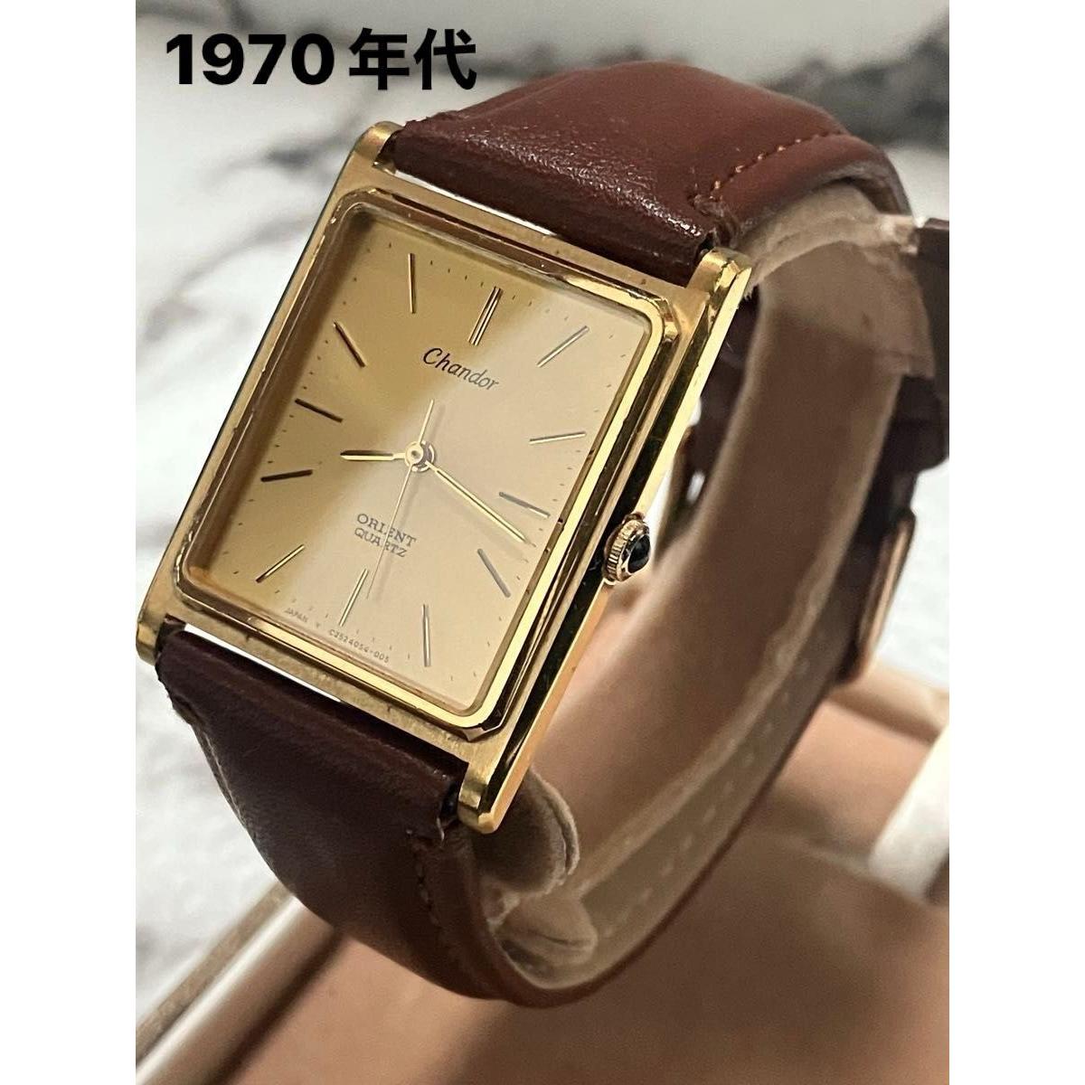 Used 1970s~. ORIENT (Chandor) Square (Rectangular) Square thin.