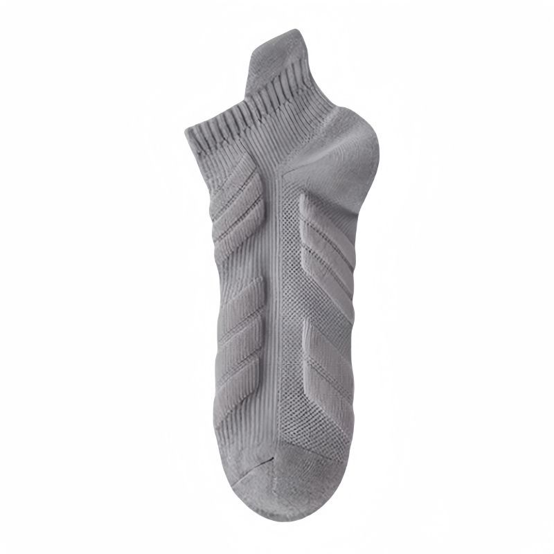 1 Paar Herren Outdoor Knöchelsocken Stoßdämpfend und Rutschfest Sportsocken Schweißabsorbierend und Atmungsaktiv Frotteesohle Socken
