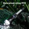 High Power LED Flashlight Portable Type-C Rechargeable Lamp Built-in Battery Telescopic Zoom Torch Light Camping Hand Lantern