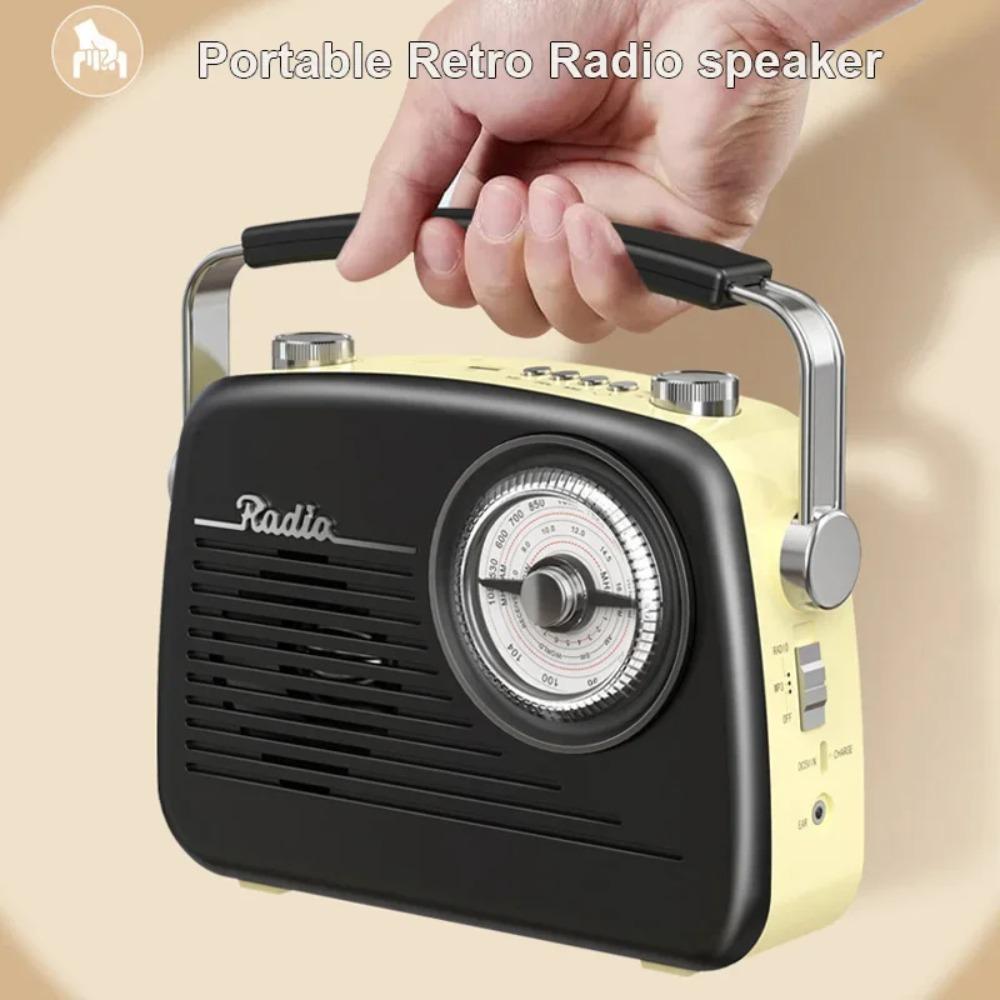 MG003 Vintage FM AM SW Radio DSP Full Band Radios Receiver Portable Bluetooth Speaker TF Card USB Music Player The Elderly Use