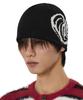 Opeunyadeu(Owai) Swirl Heart Beanie - Black