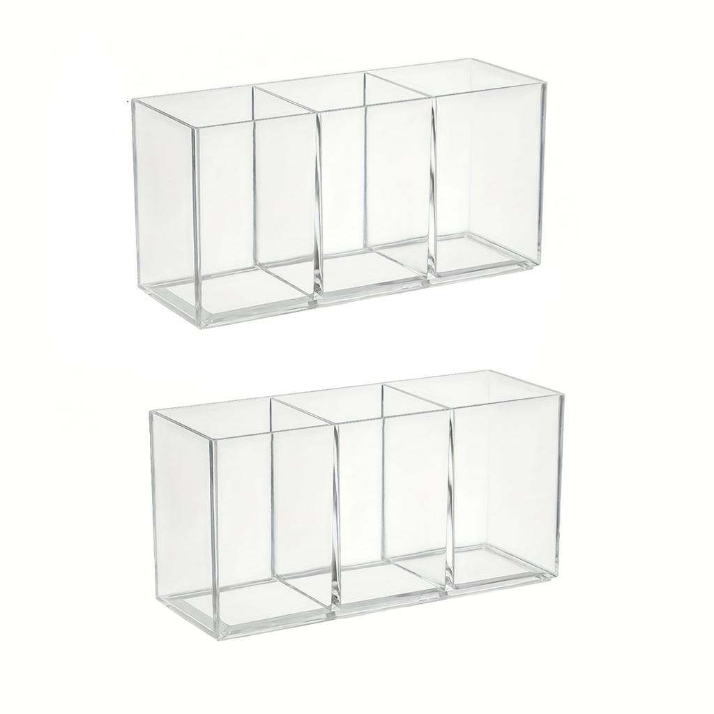 Transparente Acryl Besteck Organizer Box Küchenarbeitsplatte Silberwarenhalter Kunststoff Aufbewahrungsbehälter für Löffel Gabel Messer Utensilien