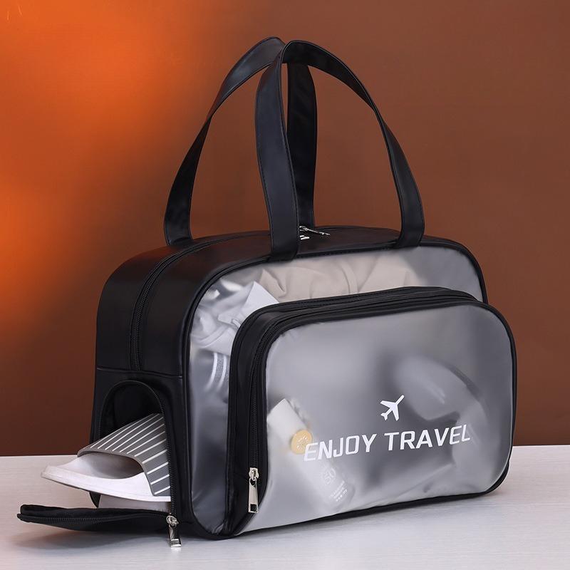 1Pc New Wet and Dry Separation Waterproof Swimming Bag Beach Bag Fitness Bag Storage Toiletries Cosmetic Bag