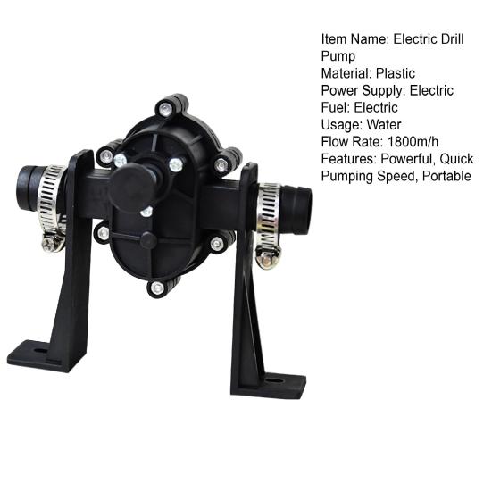 Mini Pompă de Foraj Electrică Portabilă Foraj Manual Alimentat cu Baterii Pompă de Apă Autoamorsantă Pompă de Transfer pentru Apă Benzină Ulei Motorină Lichid