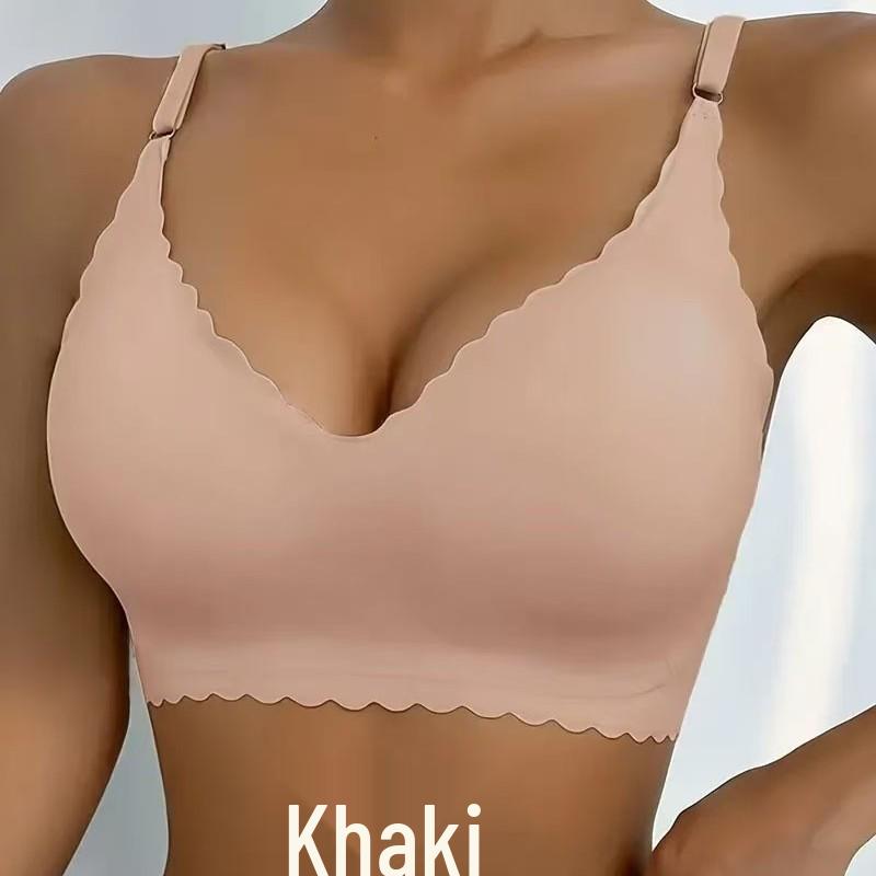 Plus Size Seamless Camisole: Sexy Wire-Free Yoga Sports Bra