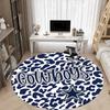 1pc Cowboys Leopard Print Chair Carpet for Office,  Soft and Durable Office Rug for Interior Decoration, Perfect for Office yy251227114