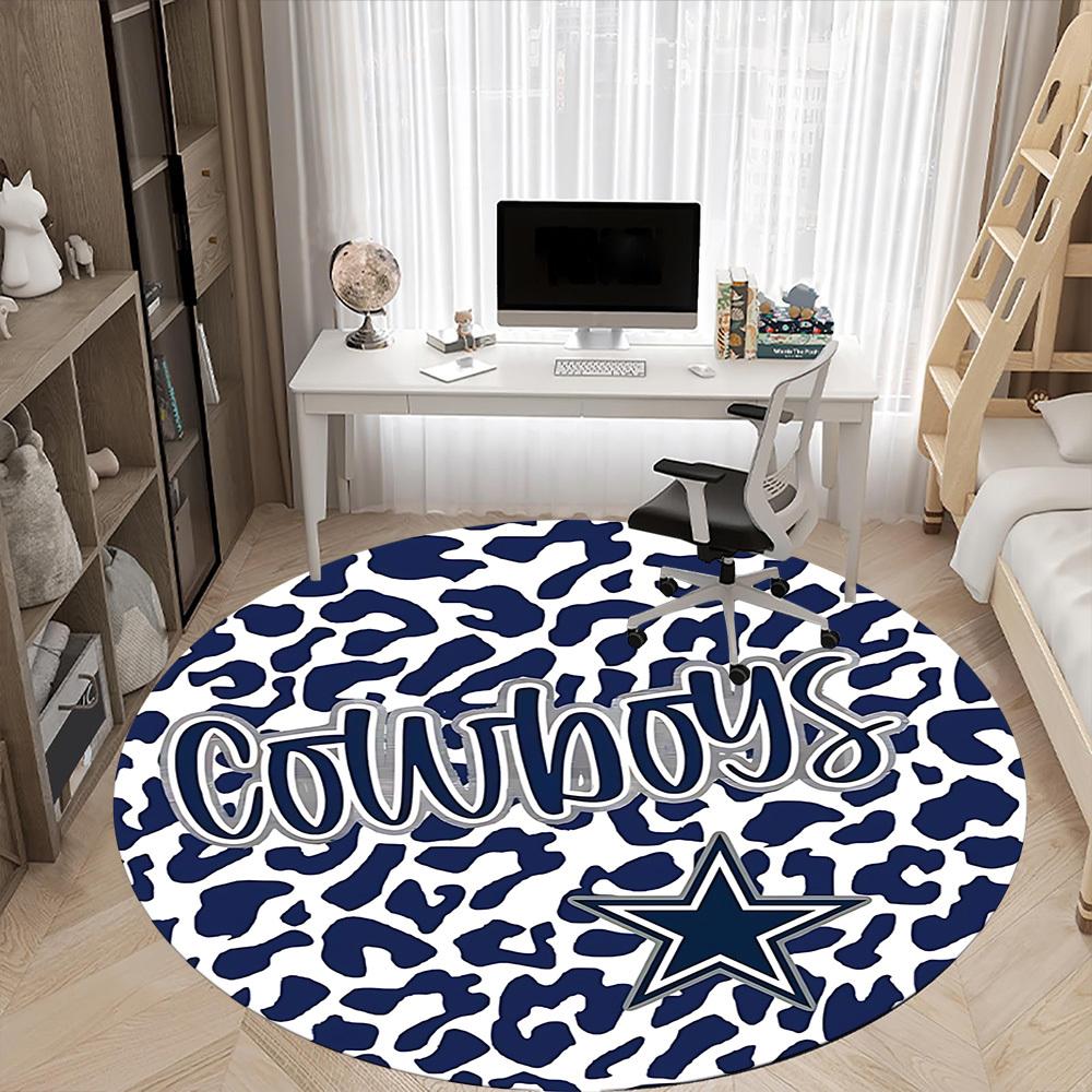 1pc Cowboys Leopard Print Chair Carpet for Office,  Soft and Durable Office Rug for Interior Decoration, Perfect for Office yy251227114