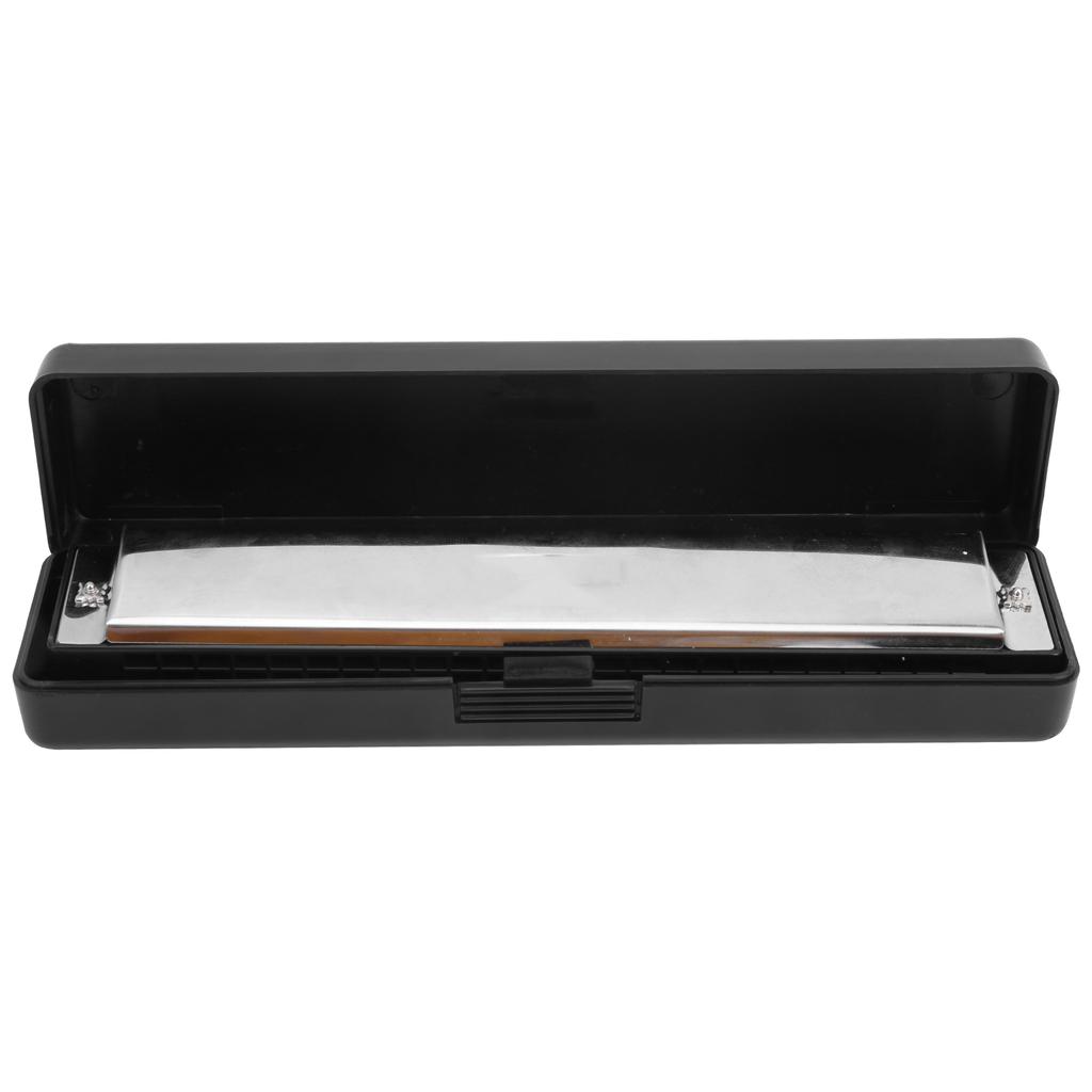 24 Hole Harmonica C Key Octave Tuning Beginner Popular Musical Instrument Supplies