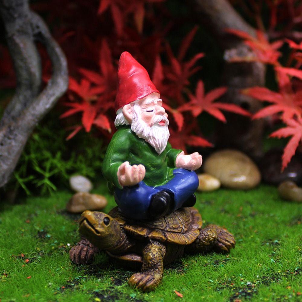 Landscape Bonsai Ornaments Fairy Garden Miniature Gnome Figurines Cartoon Animal Resin Dwarf Statue