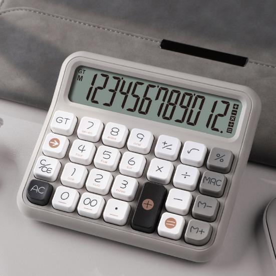 Basic Calculator with Extra Large LCD Display Easy To Read Battery Powered Portable Office Home Use Desktop Calculator