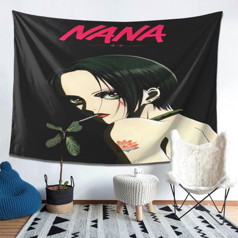 VIKAMA Osaki Nana Tapestry NANA Anime Dark Wind Fan Decoration Living Room Background Wall Room Decoration