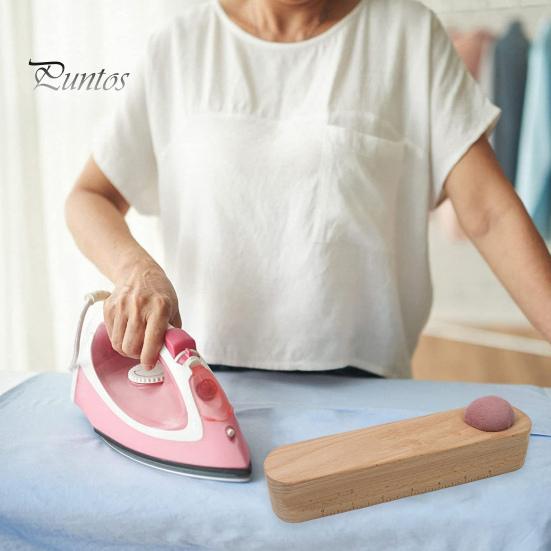 Hardwood Tailors Clapper for Ironing Quilting Professional Sewing Tool for Flattening Fabrics Point Pressing Wrinkle Elimination Beech Wood Presser