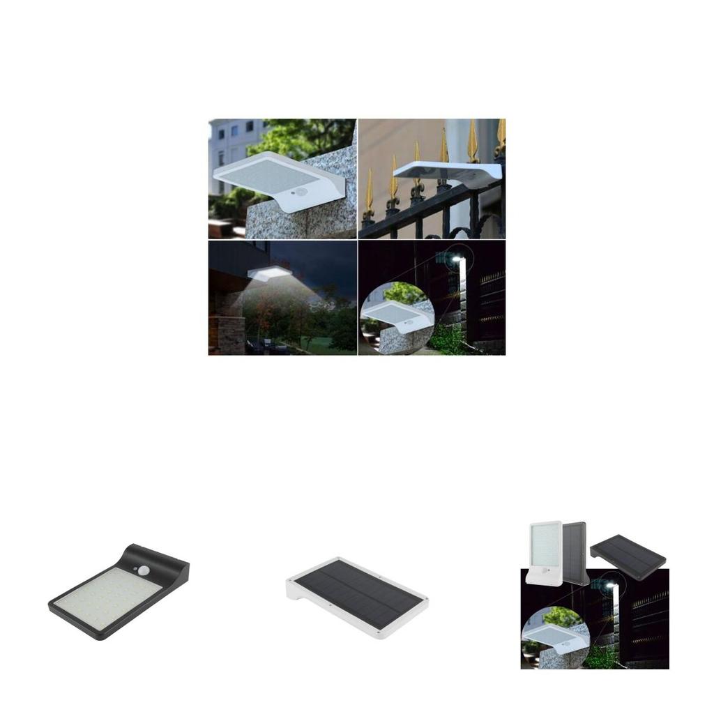 36 Led Solar Powered Motion Sensor Garden Security Lamp For Outdoor Waterproof Illumination