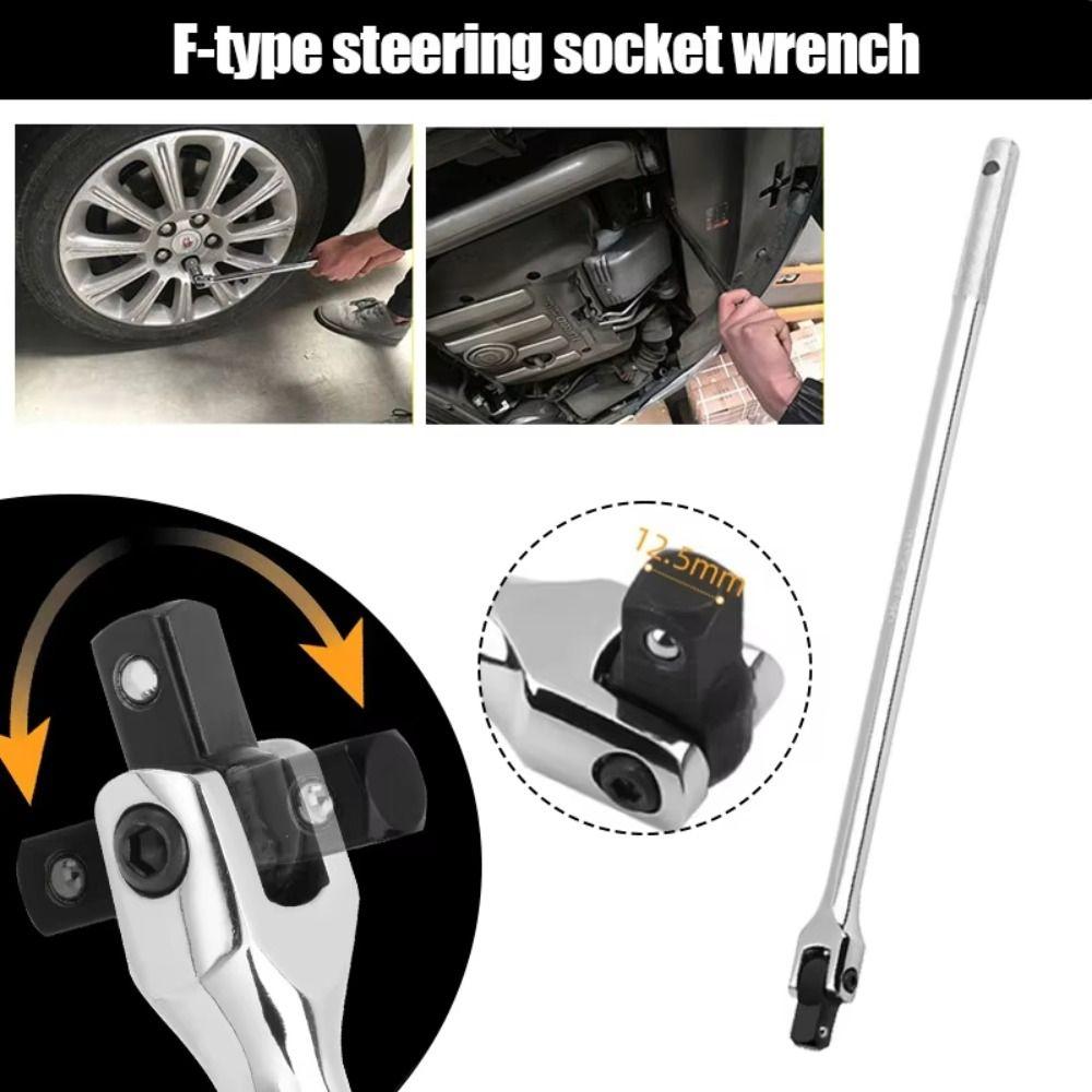 Strong Force Lever 1/2'' F Rod Socket Wrench Steering Handle Repair Tool  Repair Tool
