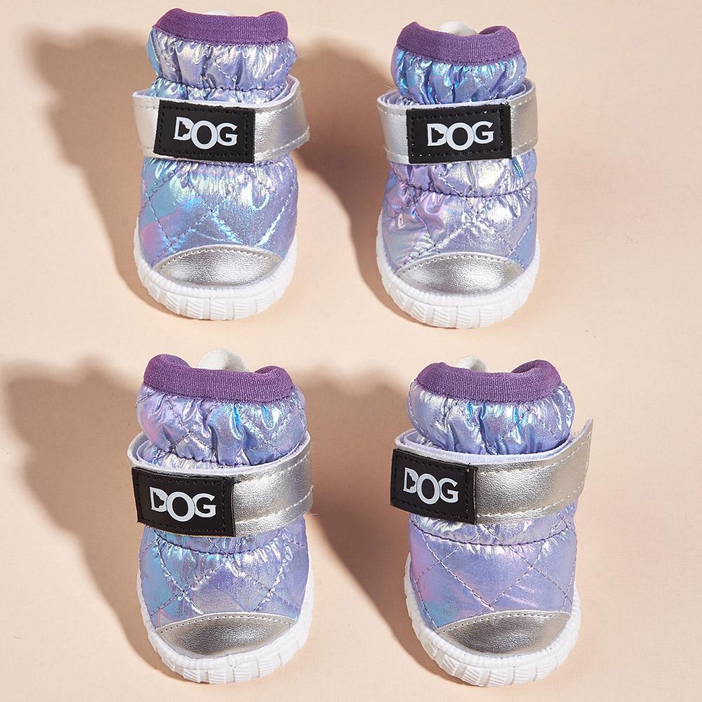 

Осенне-зимняя обувь для собак маленьких и средних собак, теплые нескользящие водонепроницаемые зимние сапоги, уличные чихуахуа-йорки, мопсы, товары для домашних животных 2