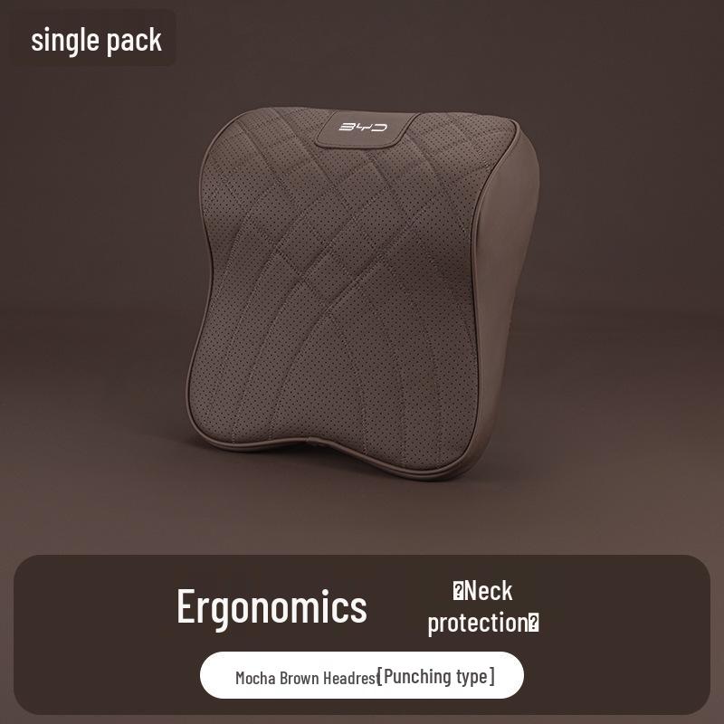 BYD Car Headrest & Neck Pillow with Waist Cushion for Han EV, Qin Plus DMI, Tang, Song Models