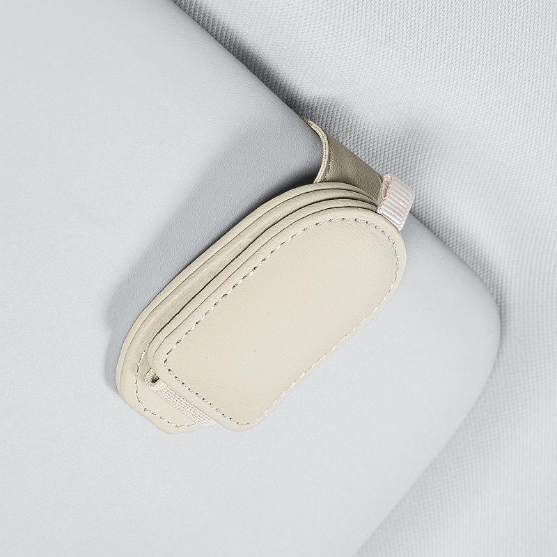 Multifunctional Magnetic Car Sun Visor Clip for Glasses, Sunglasses, and Documents