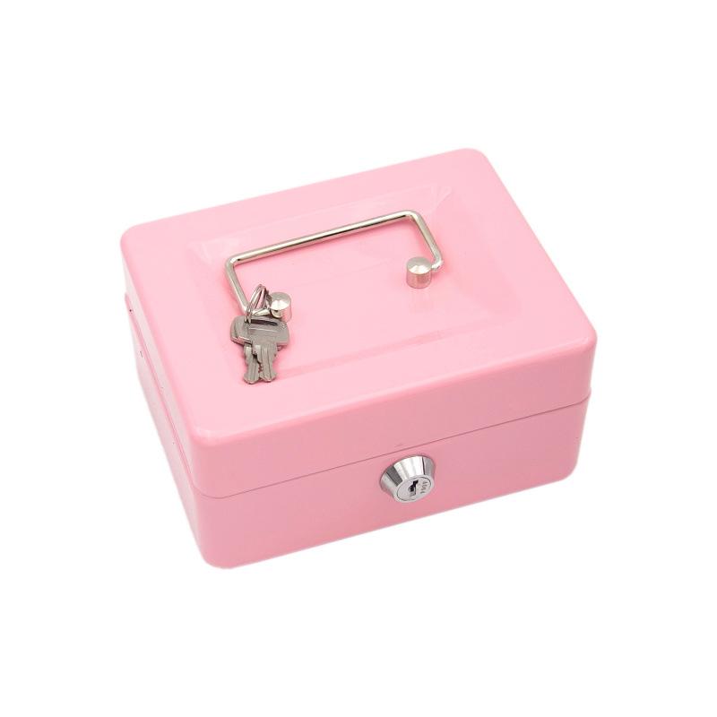 Compact Creative Piggy Bank with Lockable Coin Compartment and Key Storage