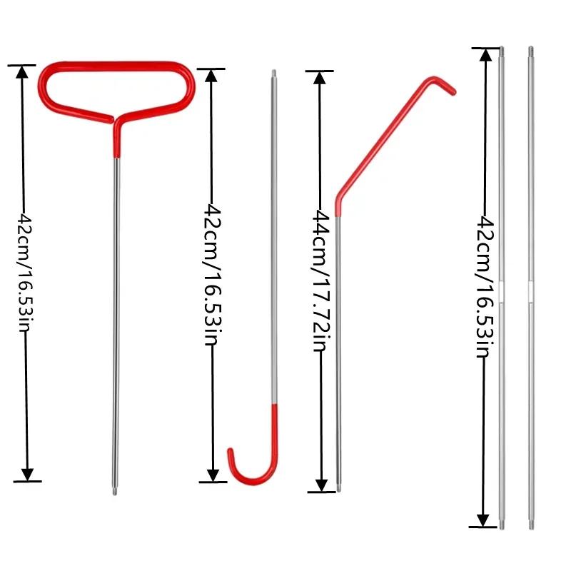 Autotür Werkzeugsatz Aufblasbare Luftpumpe Auto Fenster Tür Öffnen Fixiergreifer Werkzeuge Langreichweiten-Kits mit Tragetasche